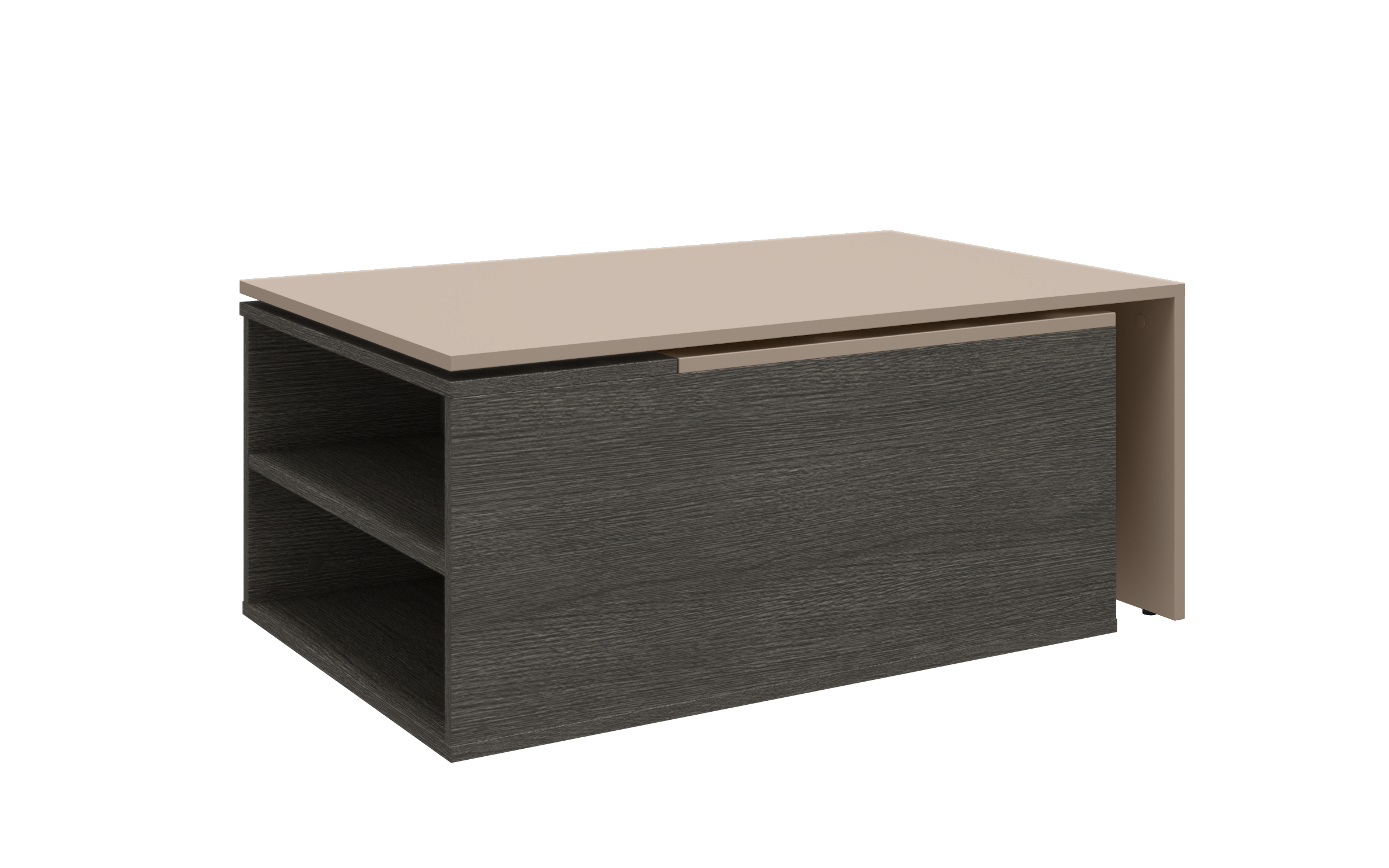 Coffee table Karuzo, cashmere + Anthracite oak  7